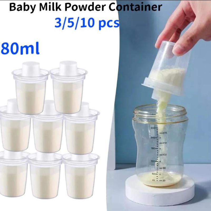 Food Storage 1 Year - 新製品-1セット 80ML ベビーミルクパウダーディスペンサー ポータブルベビーフード収納ボックス ベビーディスペンサー 事前計量パウダーボックス