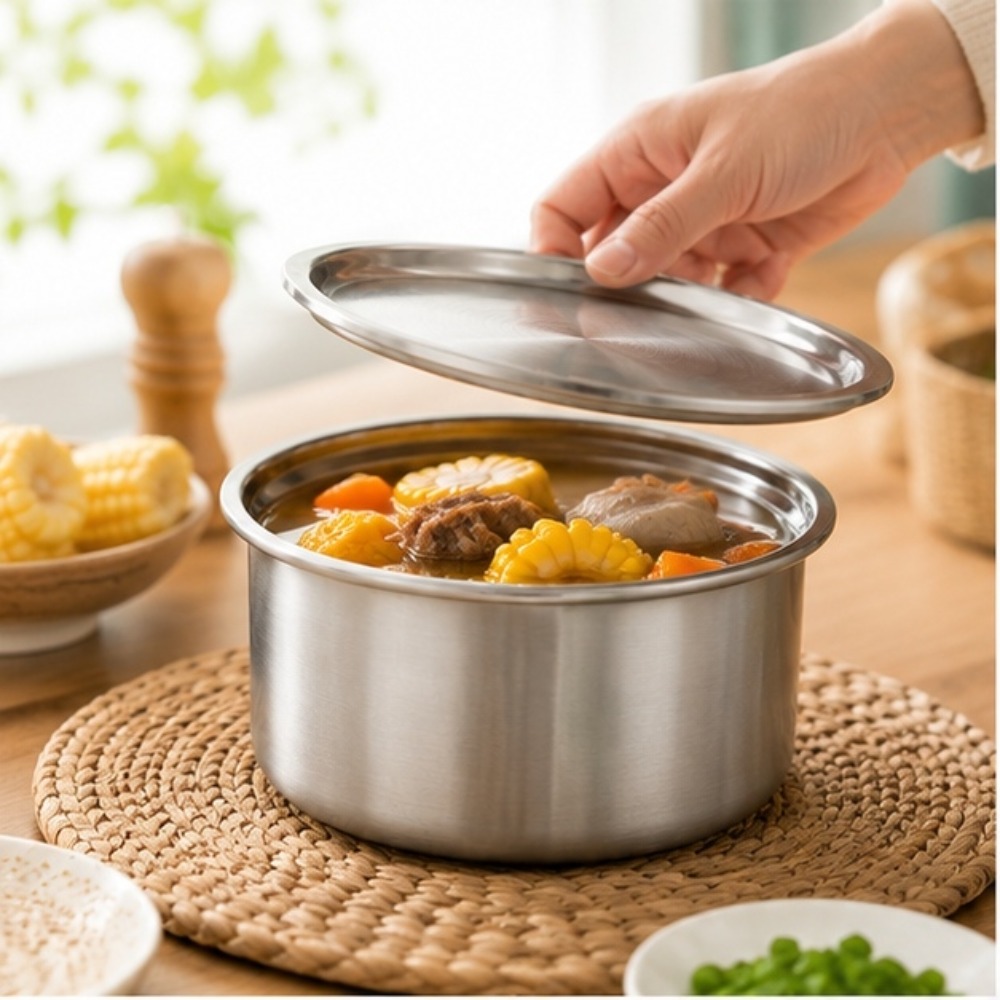 Food Storage Heat - 304ステンレス鋼製蓋付きラメキン、蒸し卵、ベビーフードボウル、プリン、デザート、エアフライヤー、ベーキング、食事準備、保存容器、RV用