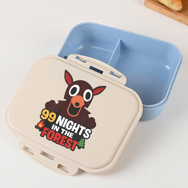 Xmas Food Storage Containers - 99 Night in The Forest キッズランチボックス