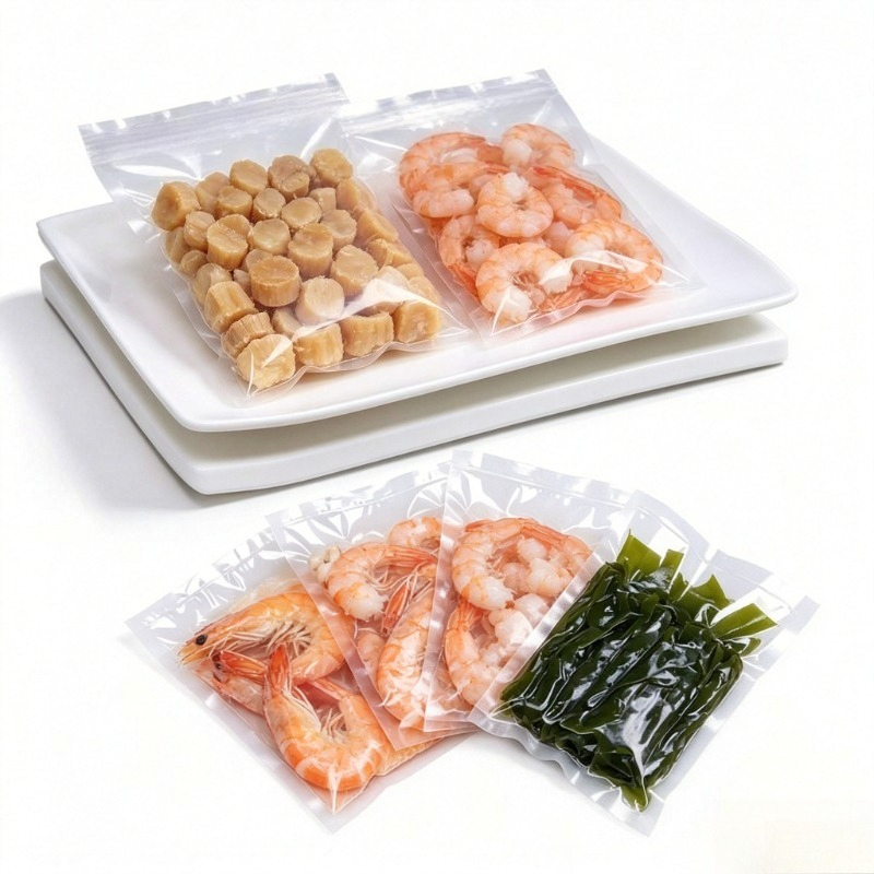 Food Storage Vacuum Bags - 10/20/30 個 S/M/L 食品真空包装袋グレード食品保存食事準備果物野菜真空包装袋