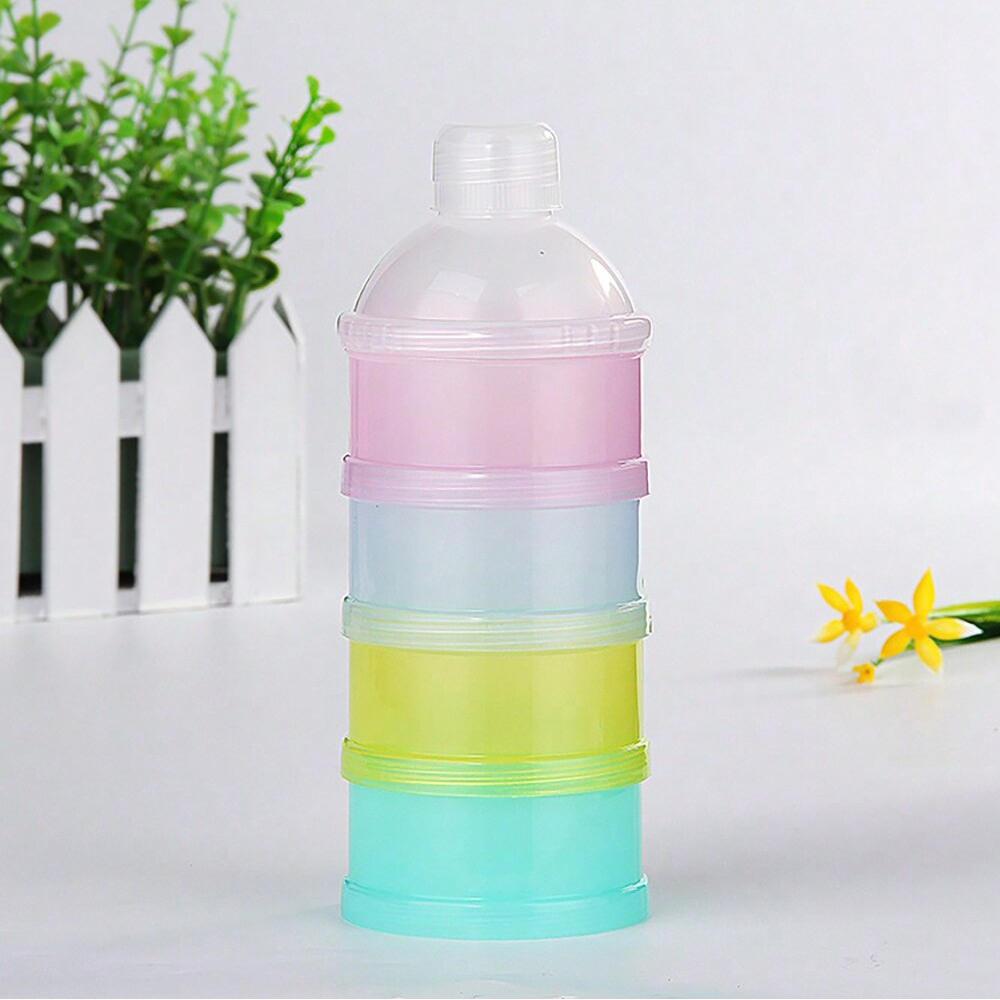 Food Storage 1 Year - 赤ちゃんのお出かけ用ポータブルミルク粉末保存容器、密閉防湿コンパートメント、取り外し可能＆洗濯可能