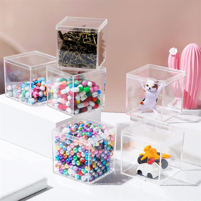 カバー付き透明アクリルボックス,プラスチック製オーガナイザー - Xmas Food Storage Containers のレビューと価格
