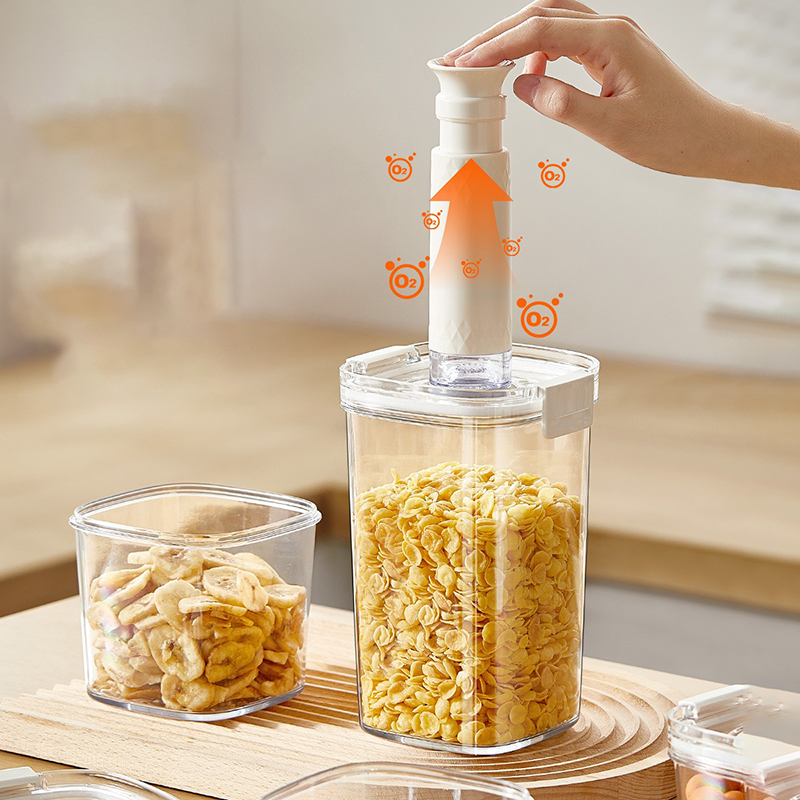真空密閉タンクコーヒー豆真空瓶キッチンシリアル収納ボックス気 - Food Storage Kitchen Container Set のレビューと価格