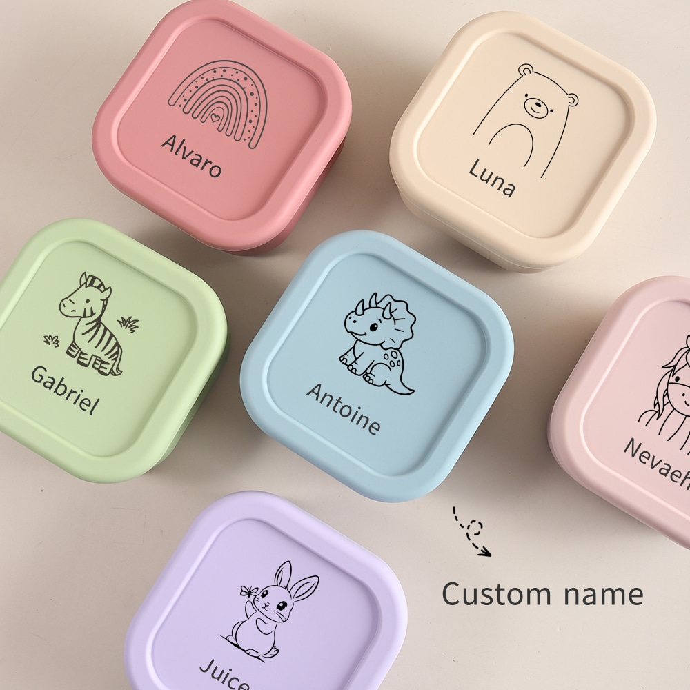 カスタム名またはパターン入り1個入り食品グレードシリコン製ベ - Food Storage Name のレビューと価格