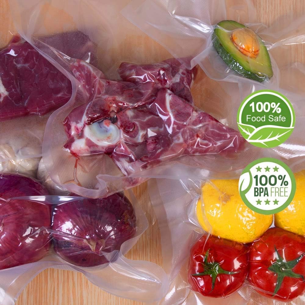 100ガロンサイズ（11x16インチ）真空シーラー用冷凍バッ - Food Storage Vacuum Bags のレビューと価格