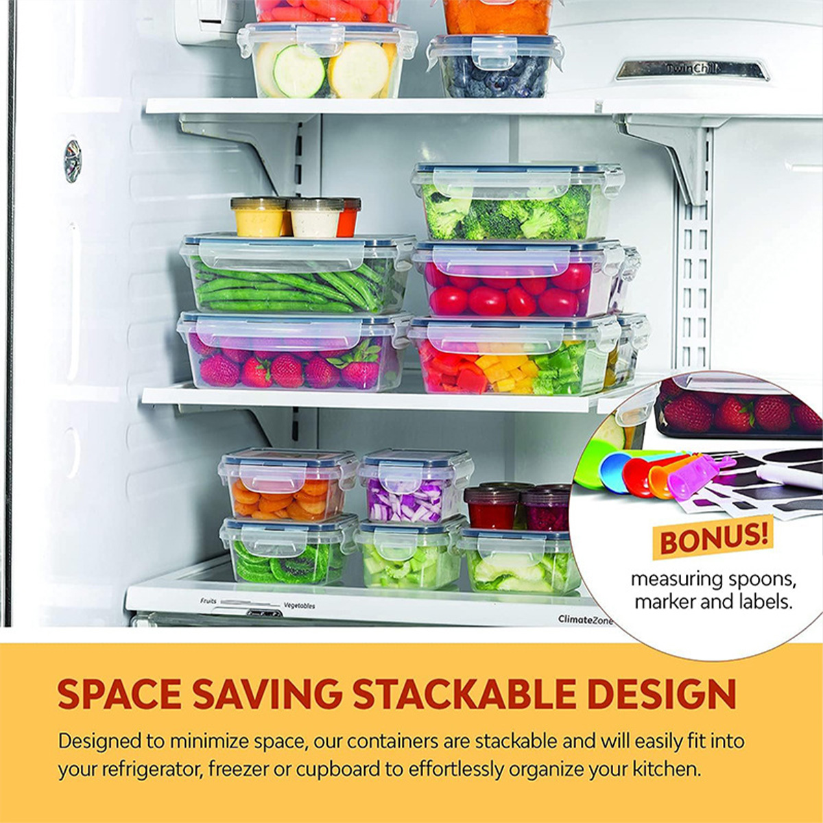 24個/セット 食品保存容器セット キッチン食品保存容器 果 - Food Storage Kitchen Container Set のレビューと価格