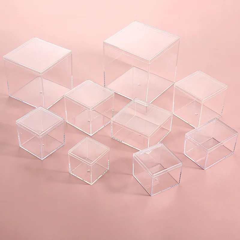 12 個透明アクリルボックスカバー付きプラスチックオーガナイ - Xmas Food Storage Containers のレビューと価格