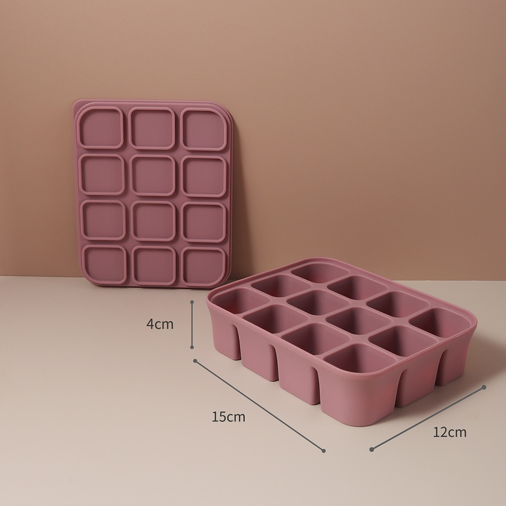 名前入りベビーフードフリーザートレイ、12セルBPAフリーシ - Food Storage Name のレビューと価格