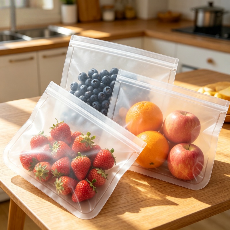 シリコン製食品保存容器 再利用可能な食品保存袋 ランチバッグ - Food Storage Tupperware のレビューと価格