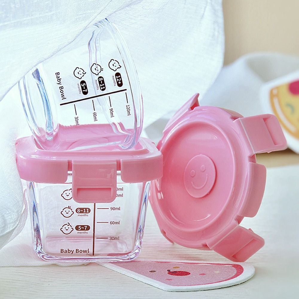 赤ちゃん用ガラス食品収納ボックス、電子レンジ対応、ベビーカッ - Food Storage 1 Year のレビューと価格