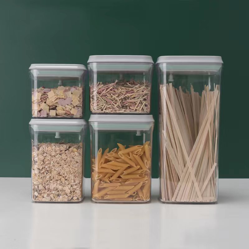 工場直送 密閉食品保存容器セット 8個 キッチンパントリー整 - Food Storage Kitchen Container Set のレビューと価格
