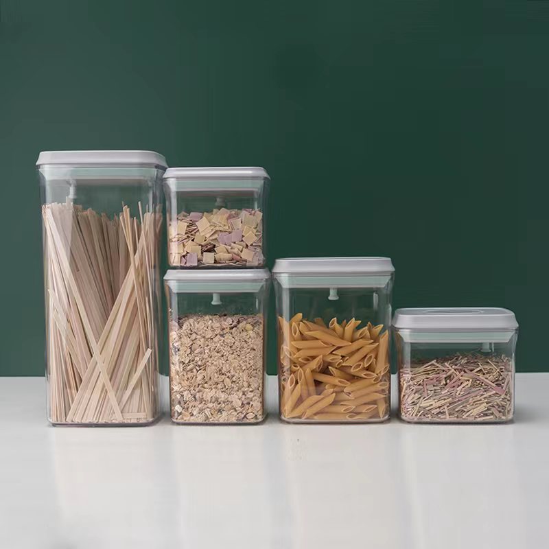 工場直送 密閉食品保存容器セット 8個 キッチンパントリー整 - Food Storage Kitchen Container Set のレビューと価格