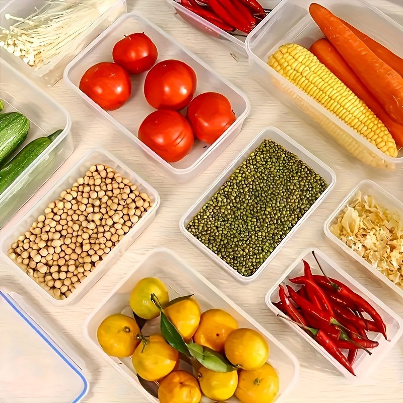 8個セットには、4つの容器と4つの蓋が含まれています。気密食 - Food Storage Kitchen Container Set のレビューと価格