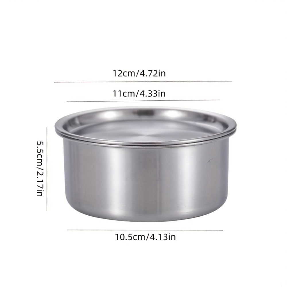 304ステンレス鋼製蓋付きラメキン、蒸し卵、ベビーフードボウ - Food Storage Heat のレビューと価格