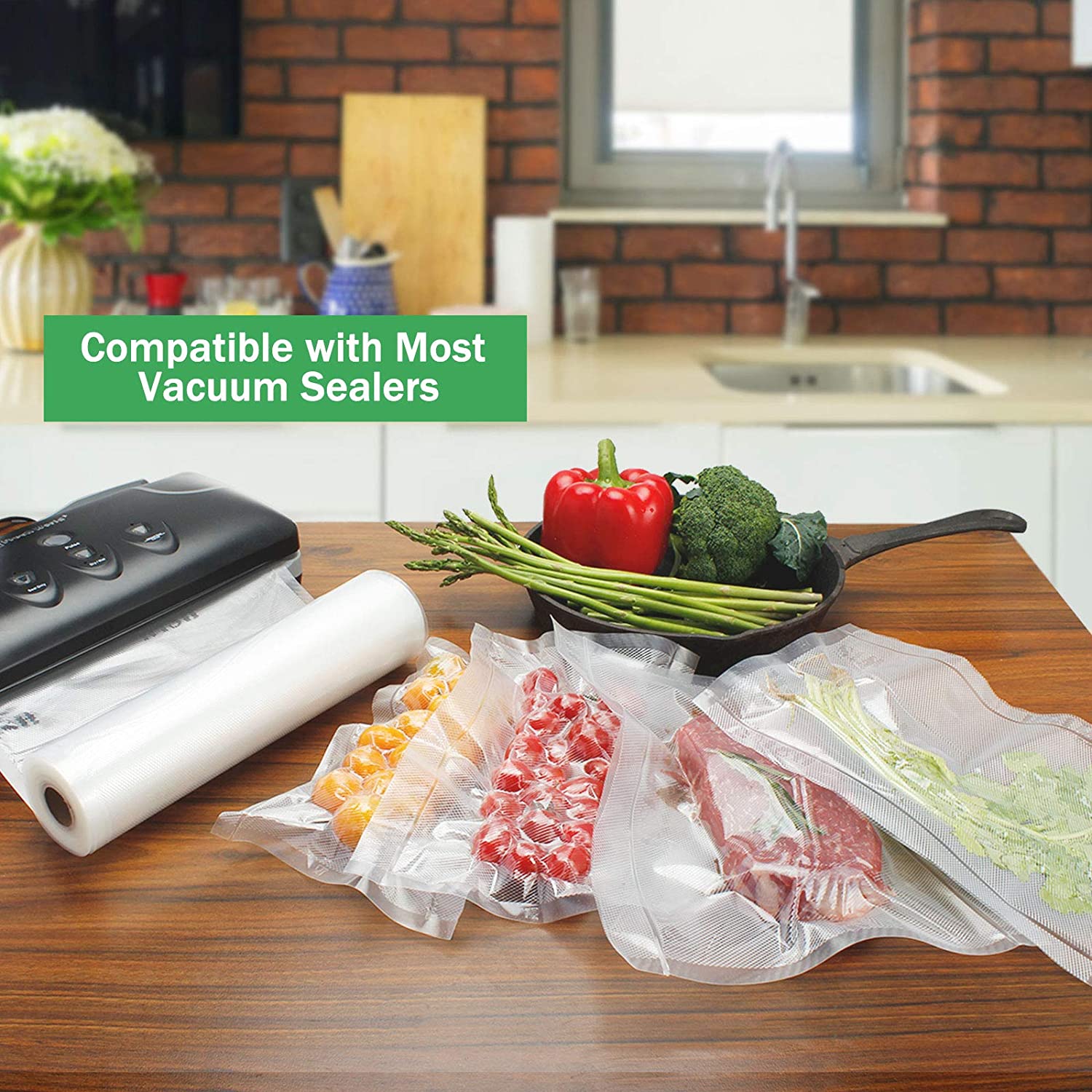 食品用真空袋 真空シーラー 保存袋 真空包装用シーラー - Food Storage Vacuum Bags のレビューと価格