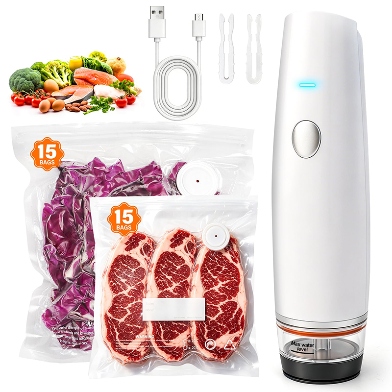 充電式ハンディ真空シーラー、ポータブルコードレスミニフードセ - Food Storage Vacuum Pump のレビューと価格