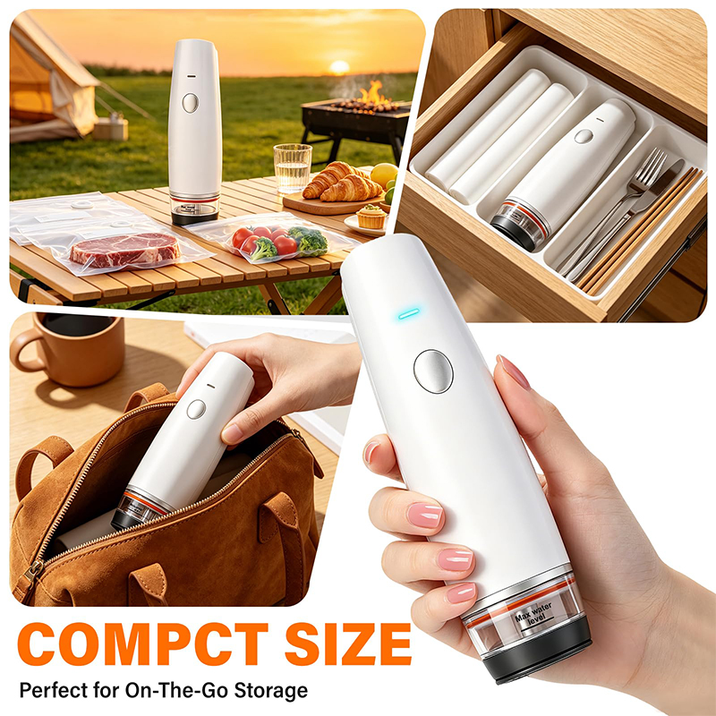 充電式ハンディ真空シーラー、ポータブルコードレスミニフードセ - Food Storage Vacuum Pump のレビューと価格