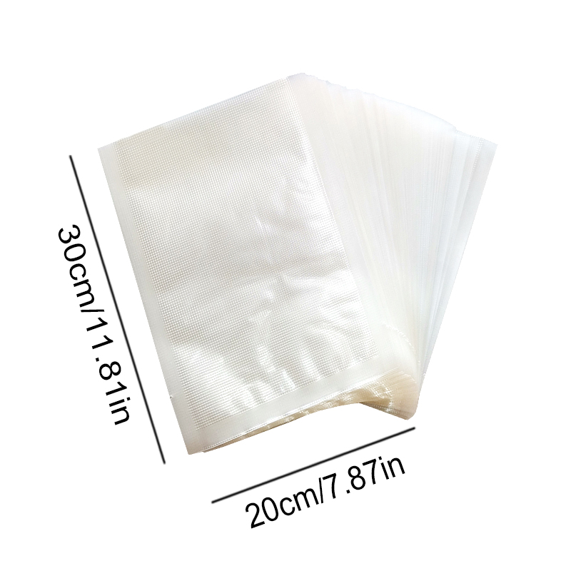 100PC 20 × 30 センチメートル真空バッグ真空シー - Food Storage Vacuum Bags のレビューと価格