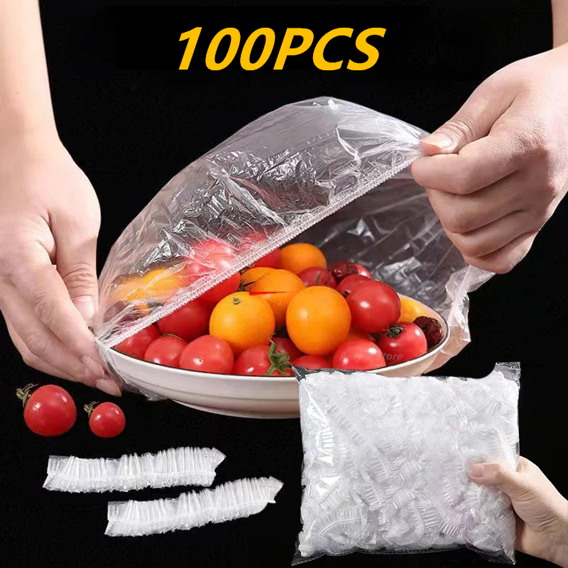再利用可能な使い捨て食品カバープラスチックラップ耐久性のある - Food Storage Tupperware のレビューと価格
