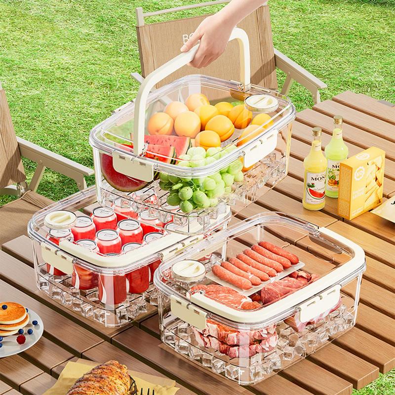 分割食品保存容器分割冷蔵庫食品保存トレイ蓋付きフルーツ準備プ - Food Storage And Preparation のレビューと価格