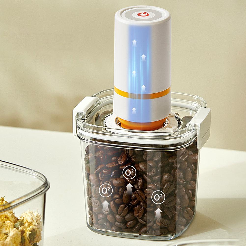 電動真空密封容器 460～1300ml、コーヒー豆、シリアル - Food Storage Kitchen Container Set のレビューと価格