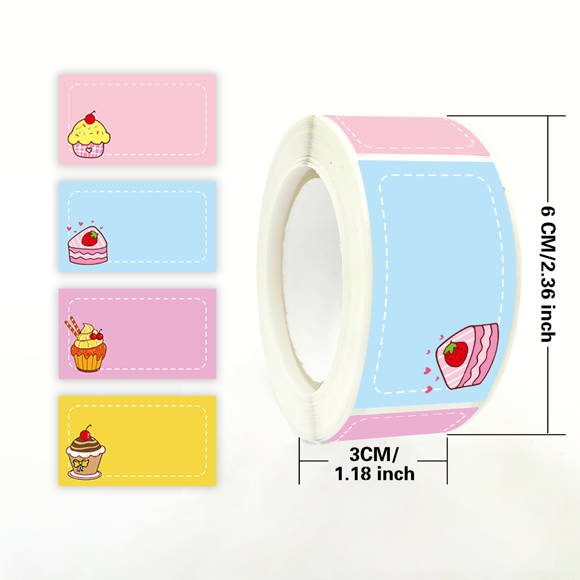 子供のための漫画の名前のステッカー,学校のステッカー,キッチ - Food Storage Name のレビューと価格