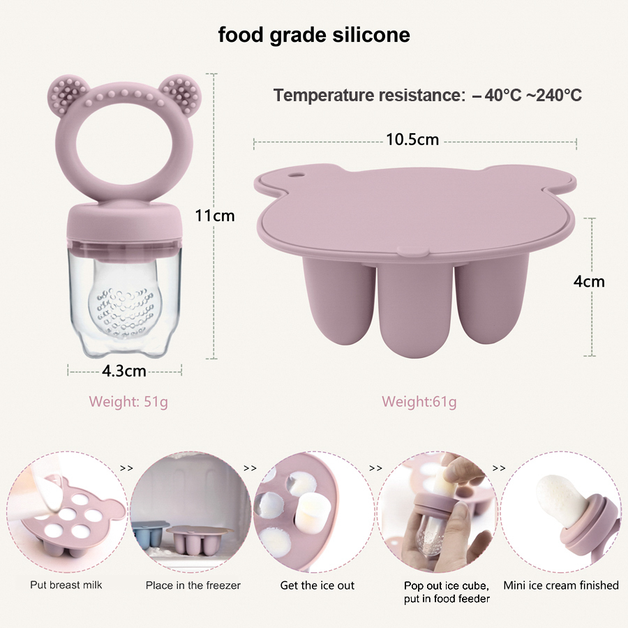 ベビーアイスクリームポップシリコンモールドアイスクリームメー - Food Storage 1 Year のレビューと価格