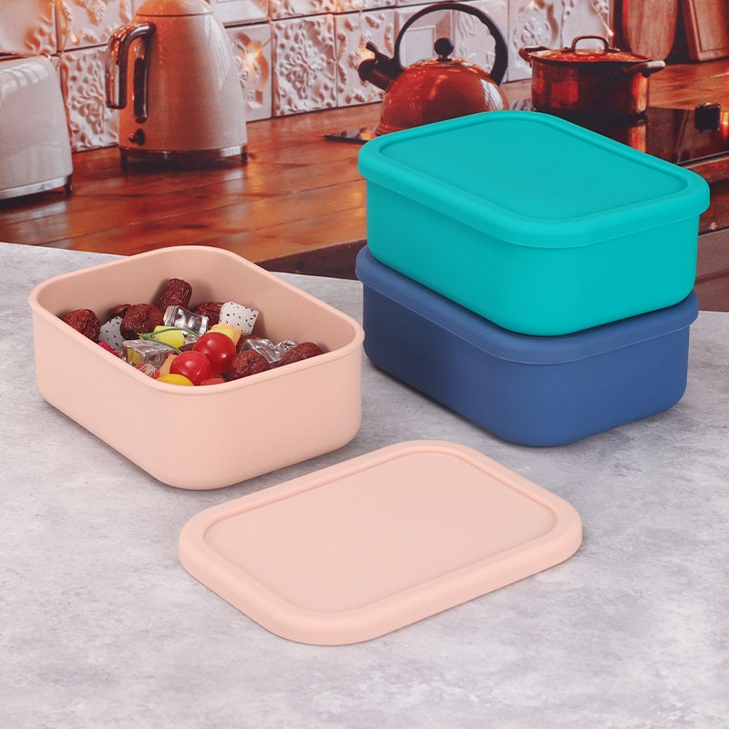YONG HAO シリコン製弁当箱 長方形 漏れ防止ランチ容 - Food Storage Tupperware のレビューと価格