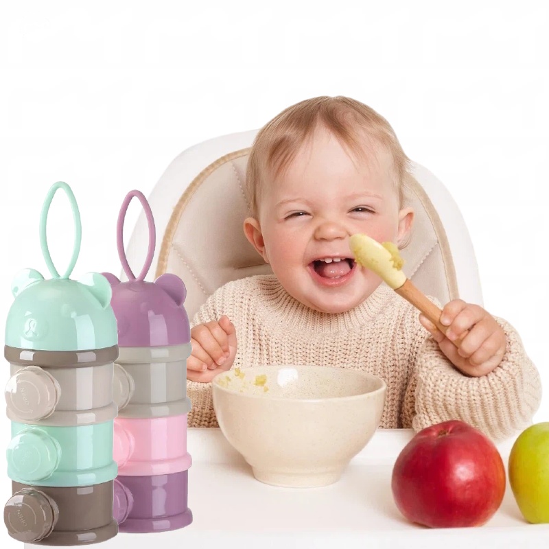 3/4 層ベビーポータブルベビーフード収納ボックス複数の開口 - Food Storage 1 Year のレビューと価格