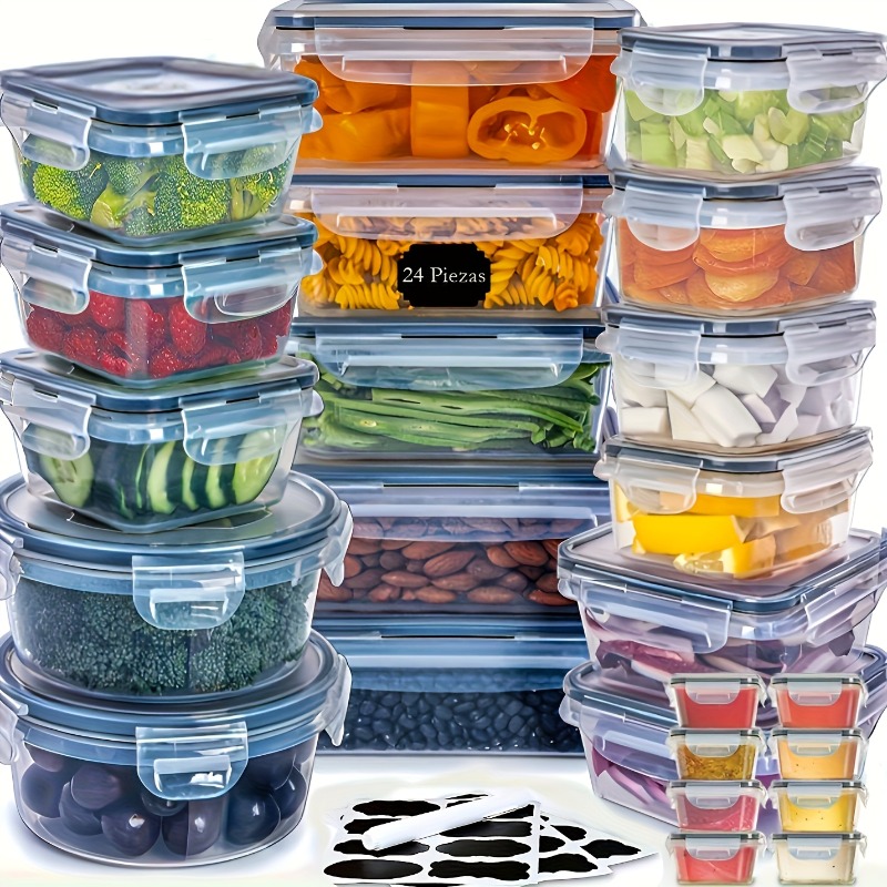 48個入り BPAフリー食品保存容器セット – キッチン、パ - Food Storage Kitchen Container Set のレビューと価格