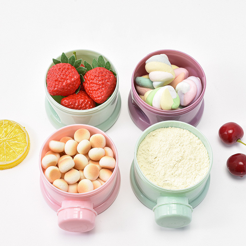 3/4 層ベアベビーミルクパウダーコンテナポータブル独立サイ - Food Storage 1 Year のレビューと価格