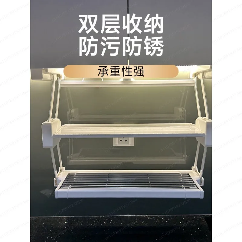 キッチン食品収納ラック 折りたたみ式 ダブルレイヤー 食材準 - Food Storage And Preparation のレビューと価格