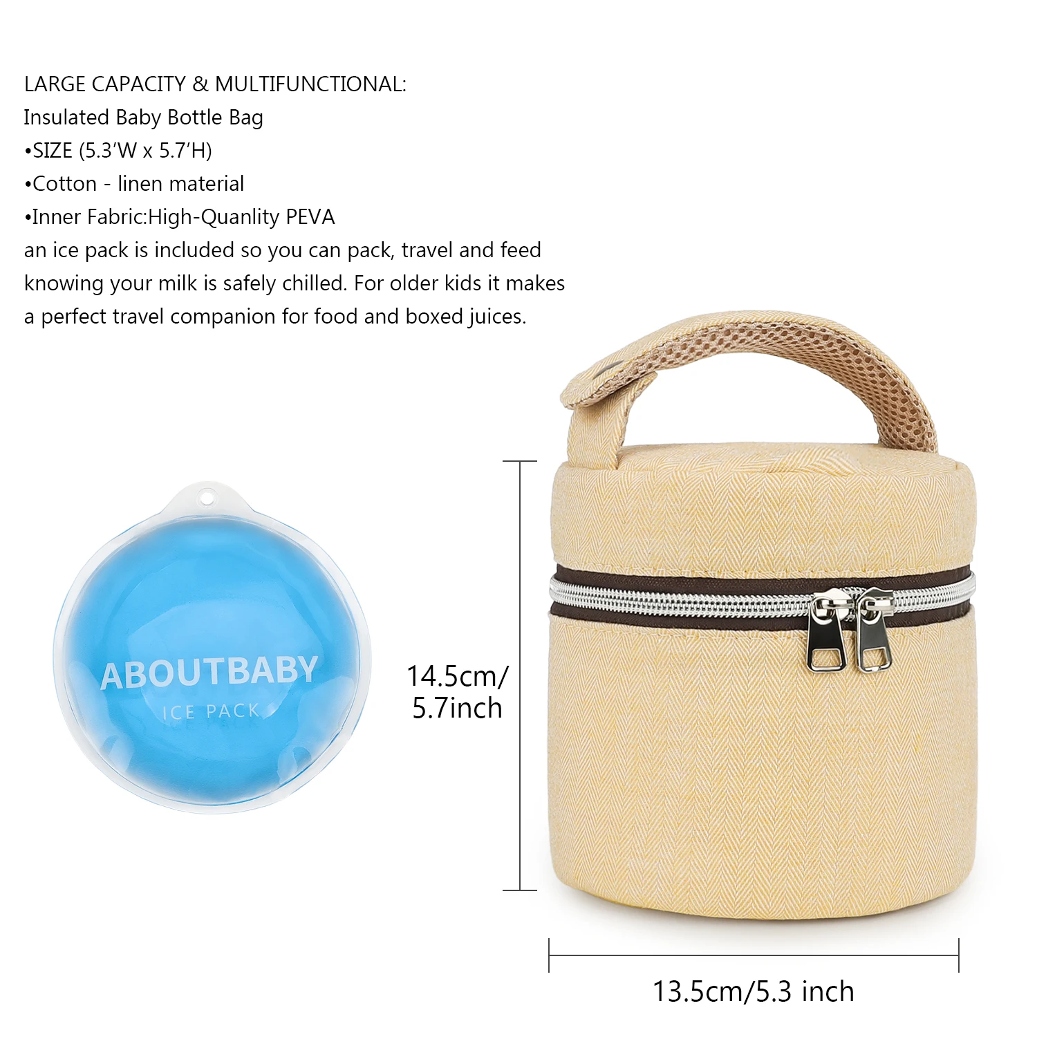 ボトルバッグ防水恒温搾乳器ケトル母子旅行用ボトル収納バッグポ - Food Storage 1 Year のレビューと価格