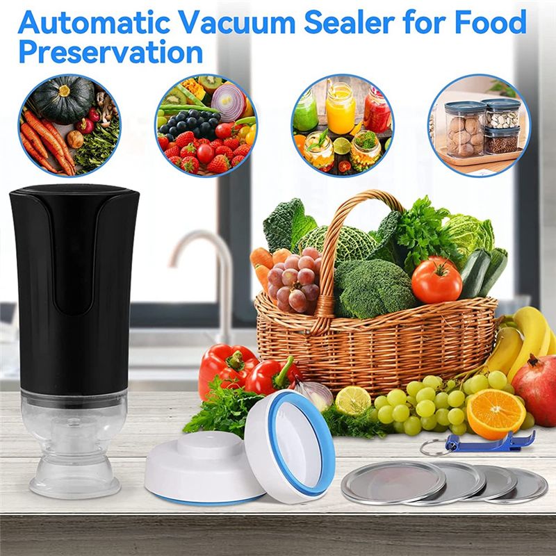 A04V 電動ハンドヘルド真空シーラー＆再利用可能な真空食品 - Food Storage Vacuum Pump のレビューと価格