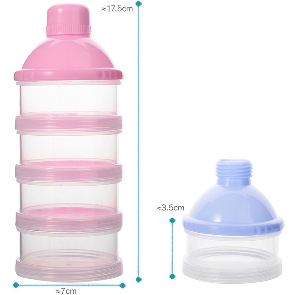 ポータブル粉ミルクディスペンサー食品容器収納給餌ボックス赤ち - Food Storage 1 Year のレビューと価格